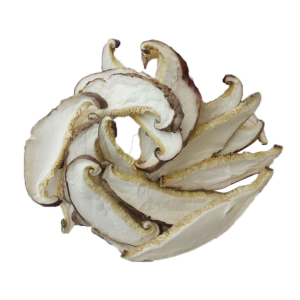 Sliced shiitake mushrooms